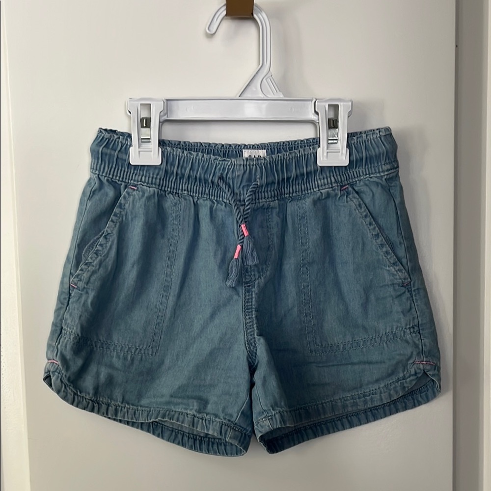 NWOT Gap Kids cotton chambray shorts